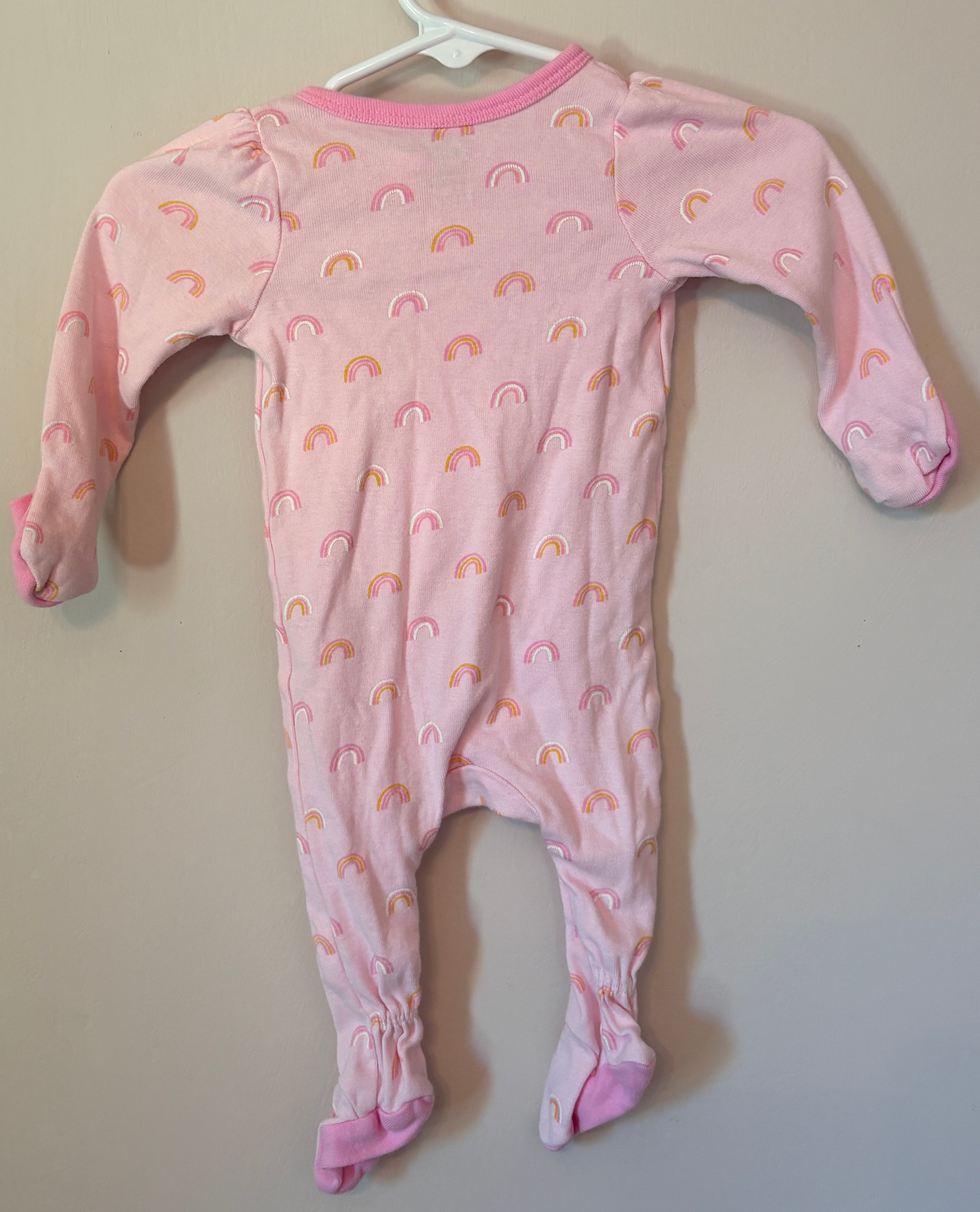 Pink Rainbow Footie | Newborn