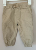 Khaki Joggers | 6-12m