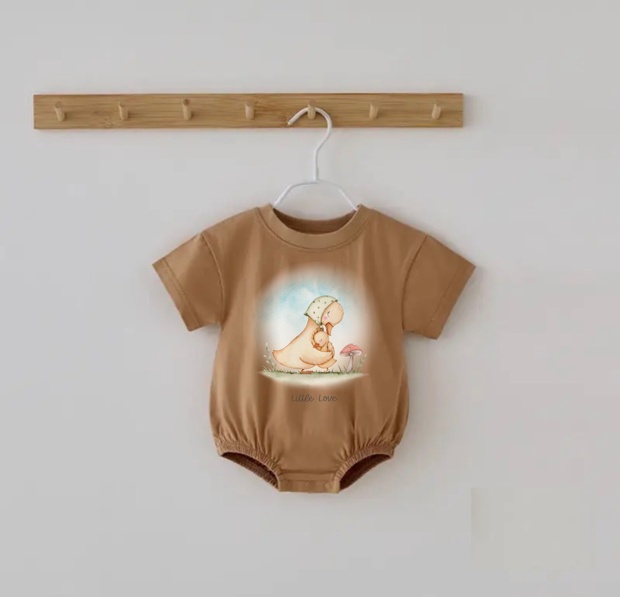 Mama Duck & Little Love Bubble Romper