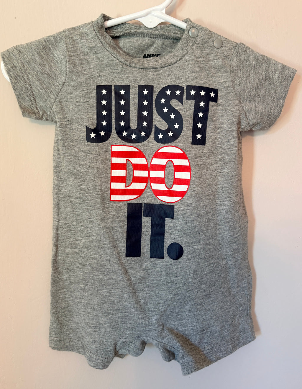 Nike “Just Do It” Romper | 3–6m