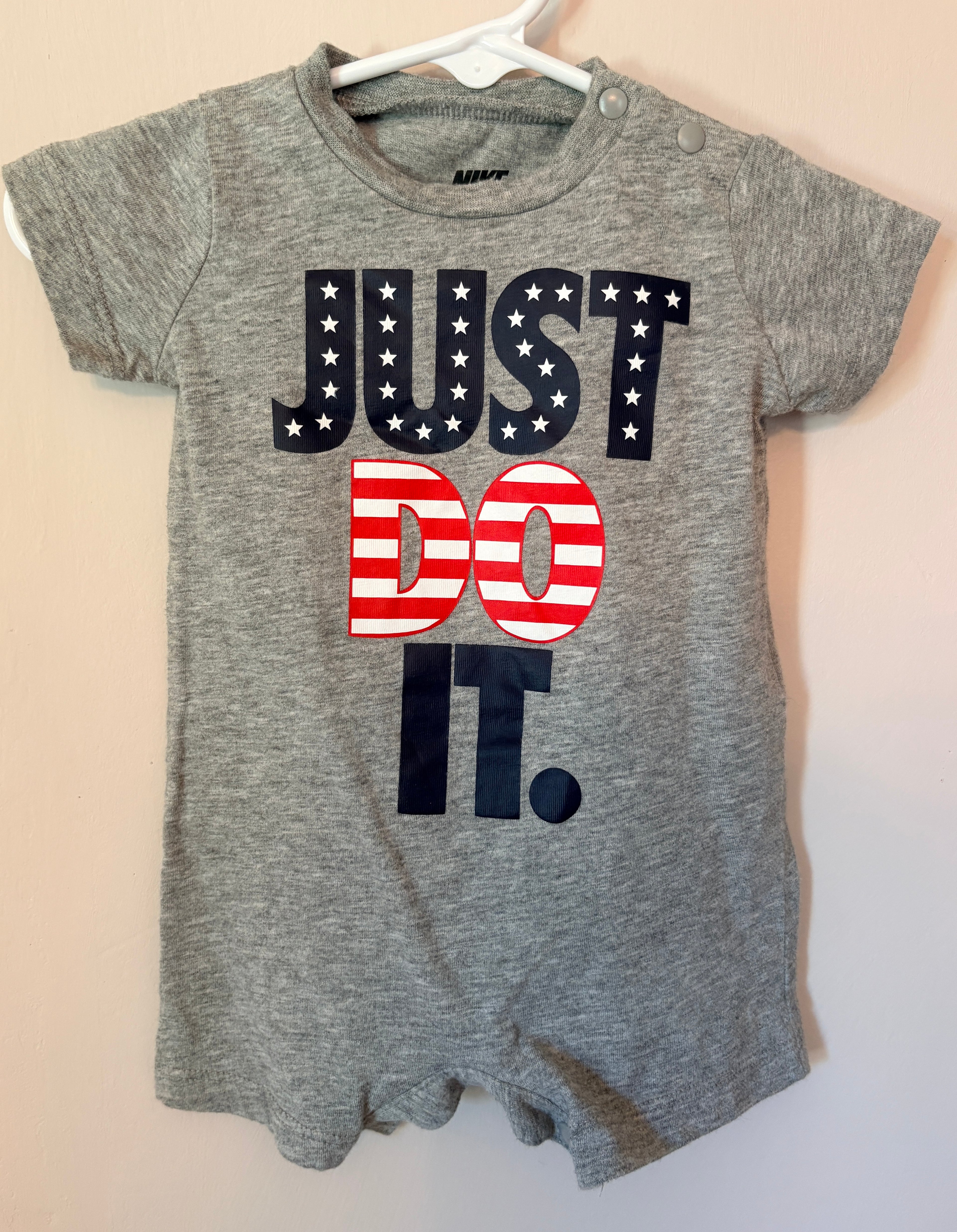 Nike “Just Do It” Romper | 3–6m