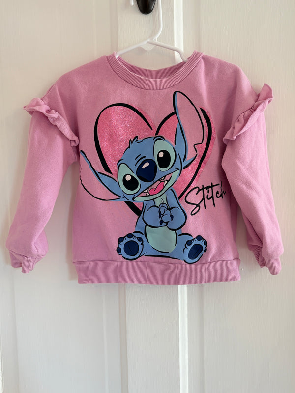 Disney Stitch Love Sweatshirt | 4T