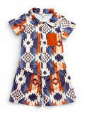 Desert Aztec Button-Up & Shorts Set