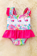 Pretty in Pink Flamingo Swimsuit