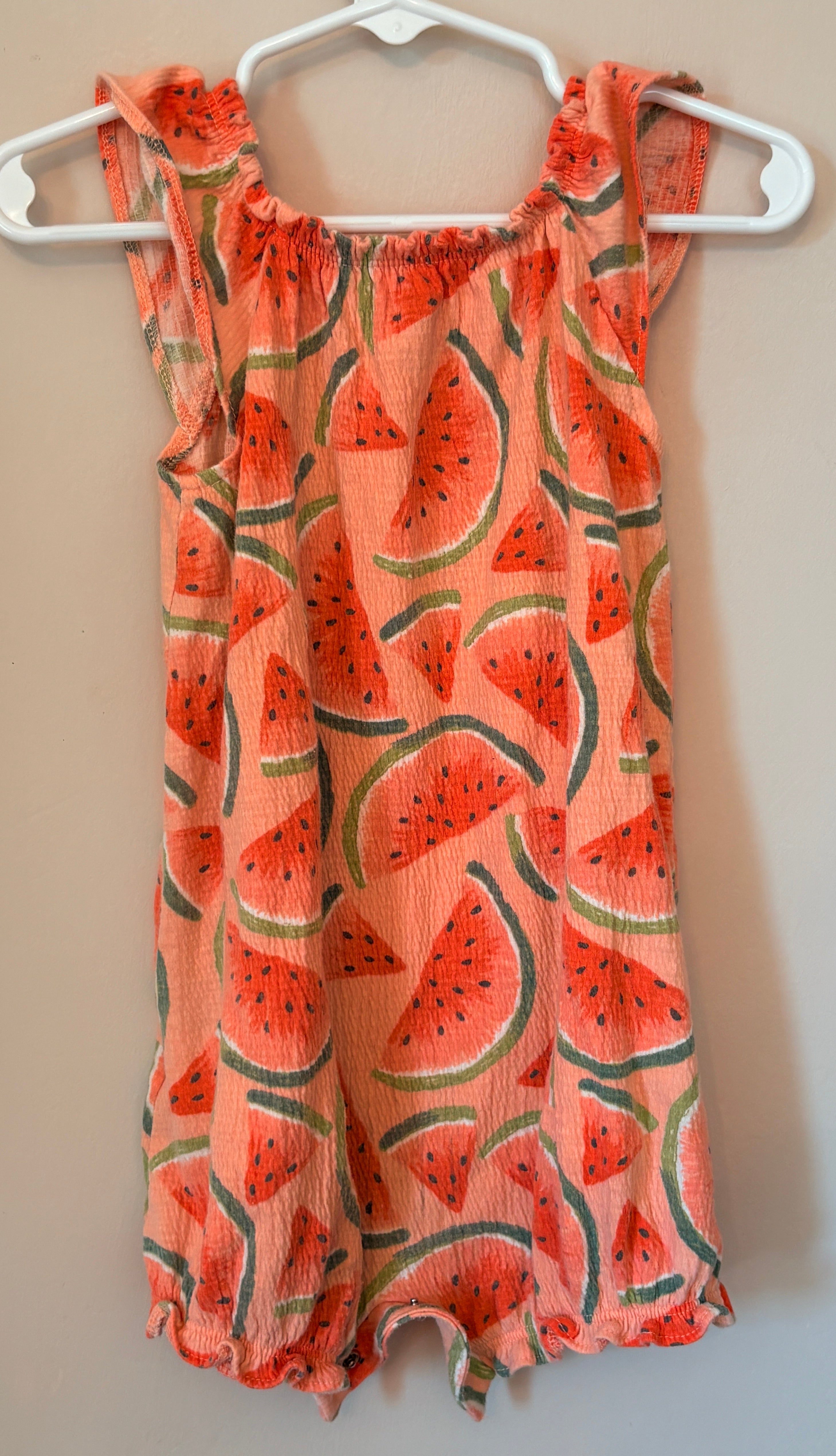 Summer Watermelon Romper | 12-18m
