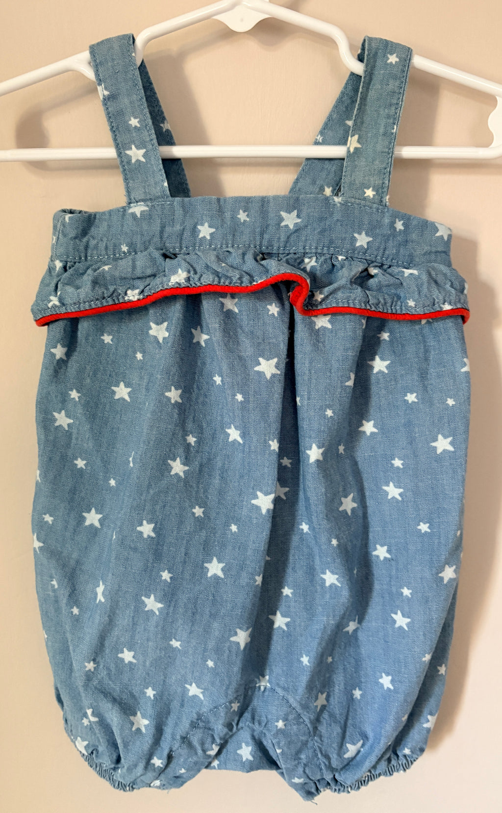 Ruffle Star Romper | 3–6m