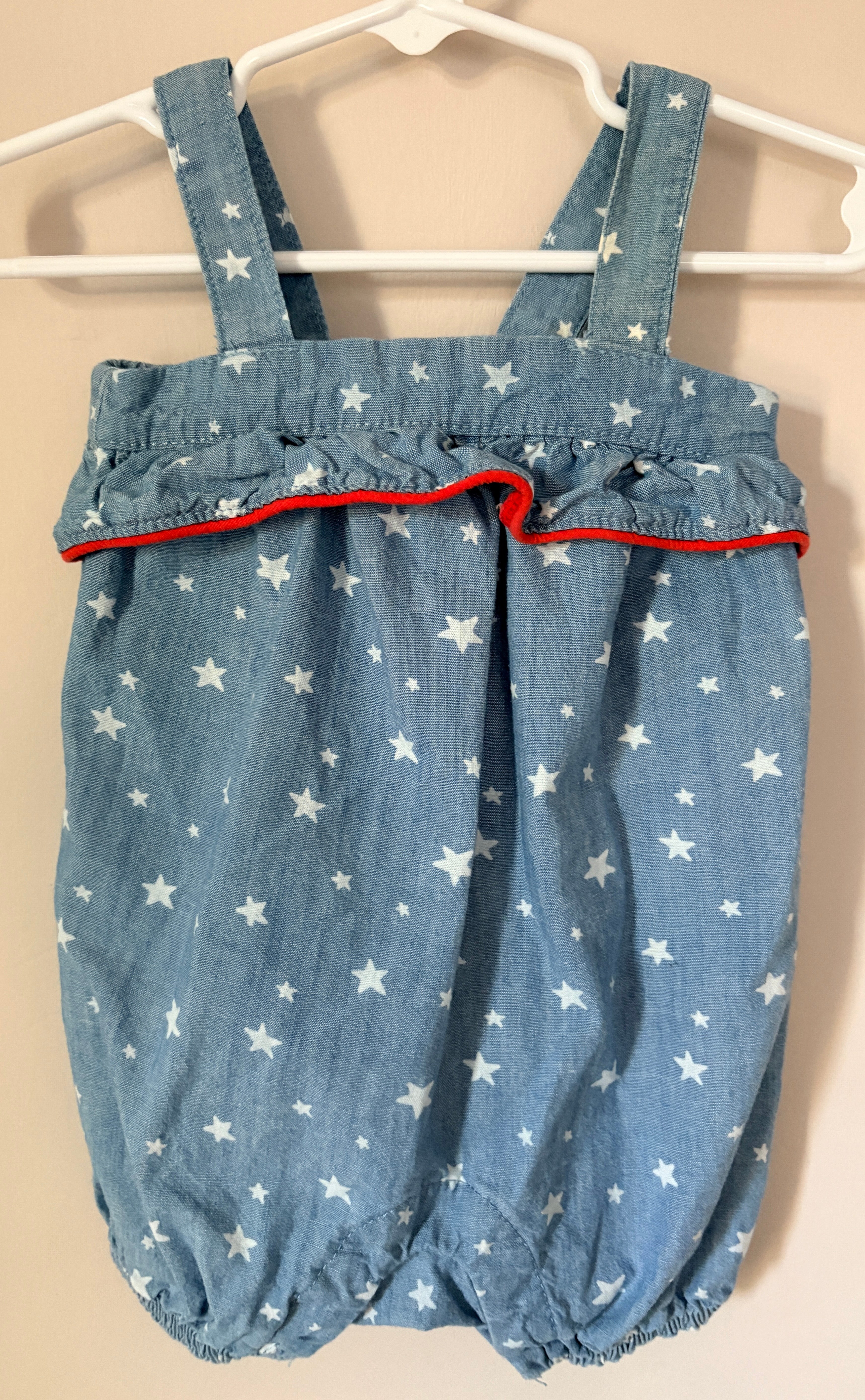 Ruffle Star Romper | 3–6m