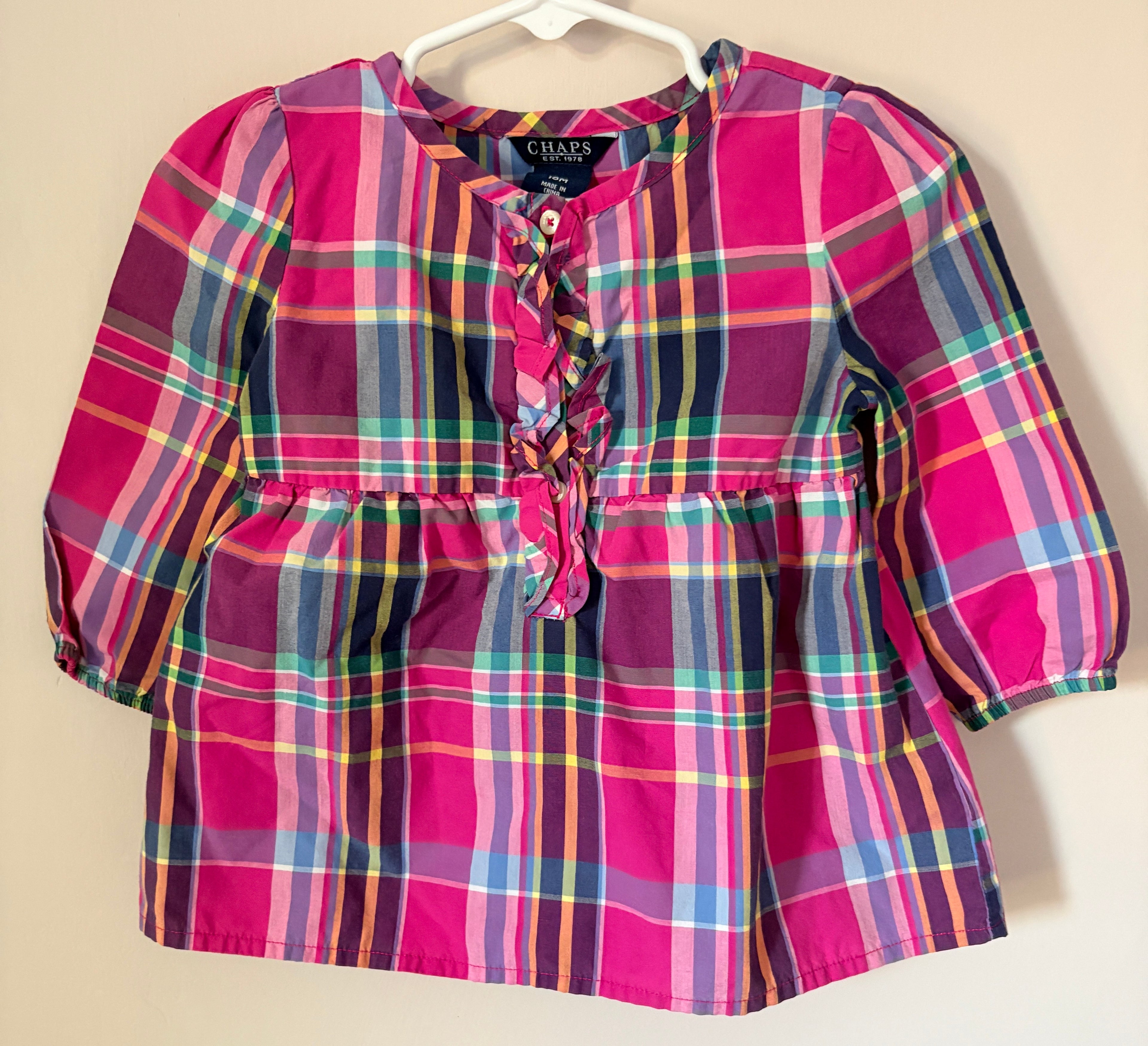 Storybook Plaid Shirt | 12-18m