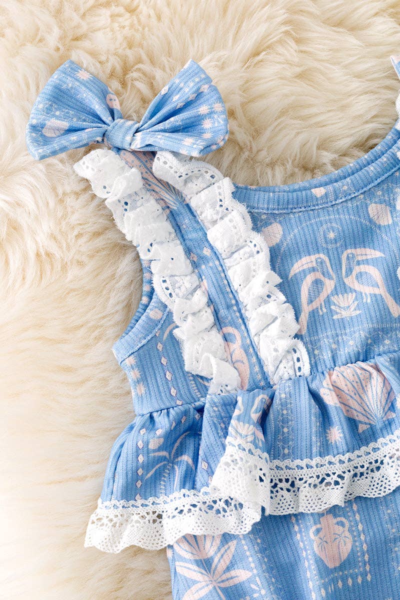 Seashell Ruffle Bodysuit