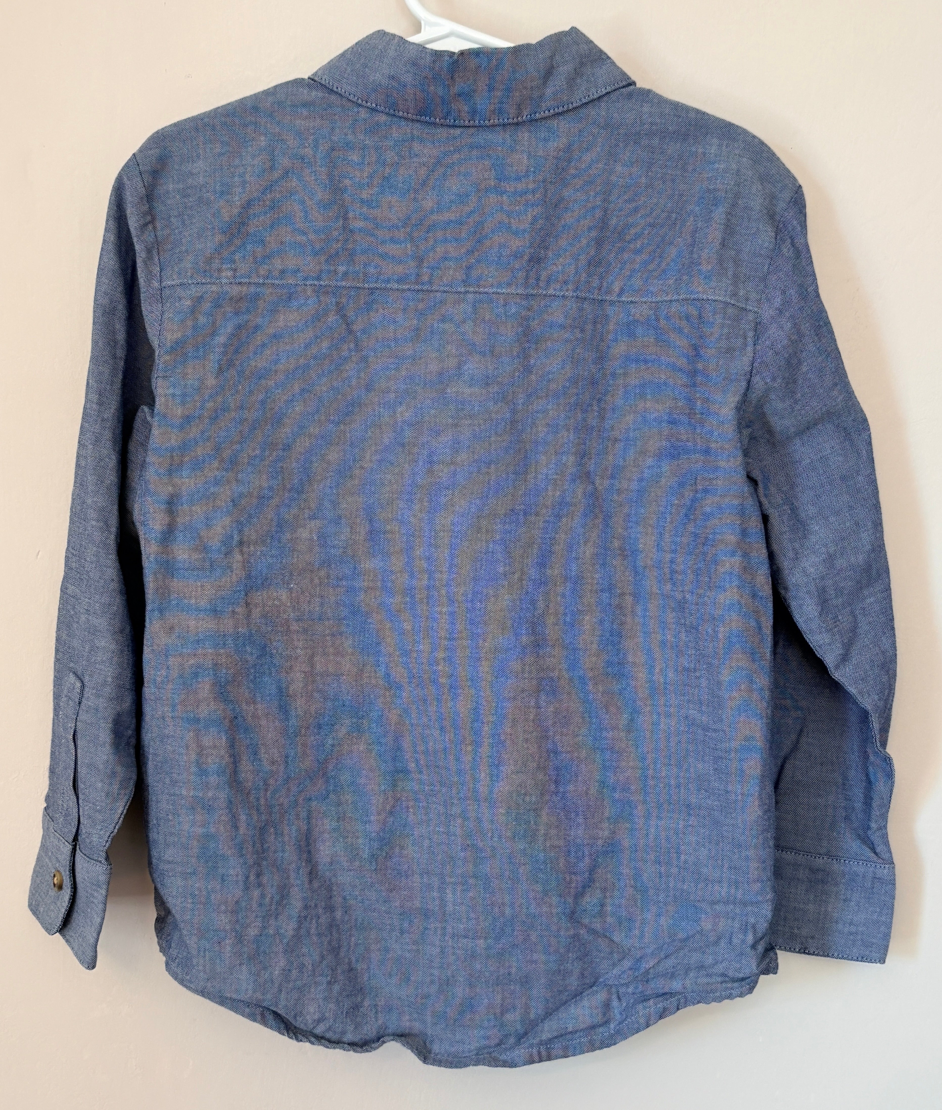 Blue Long Sleeve Button Up | 5T