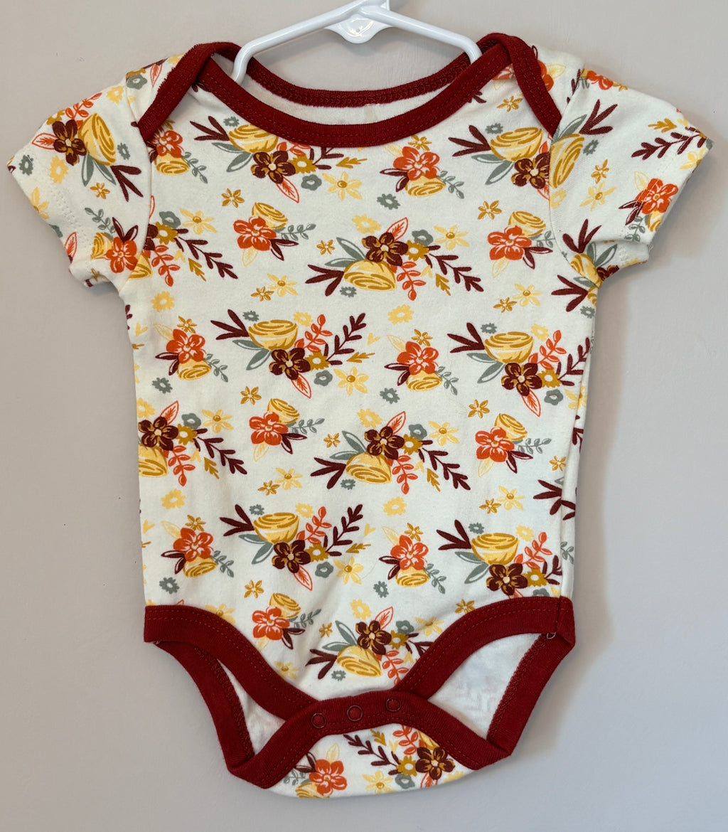 Autumn Floral Onesie | 3-6m