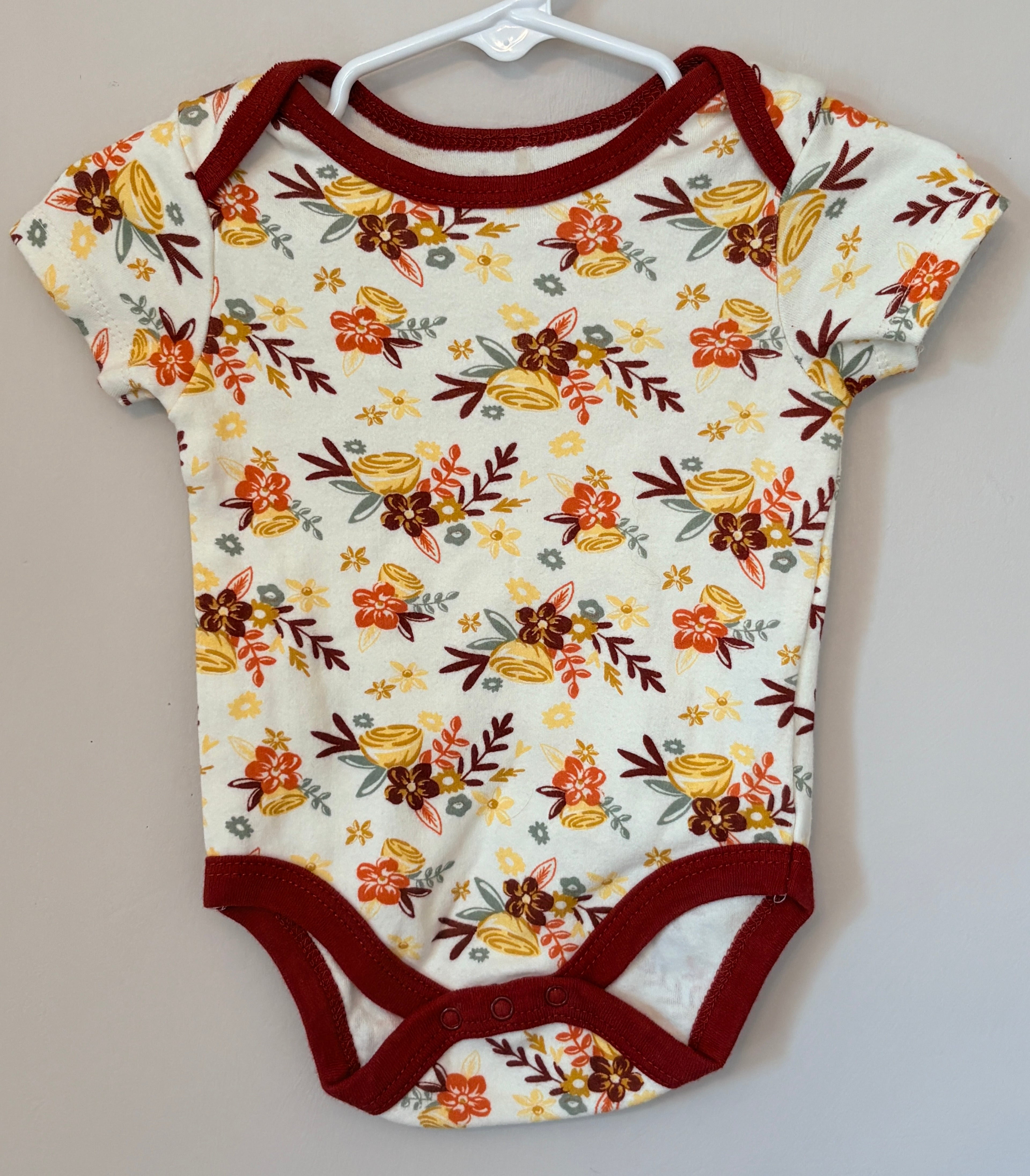 Autumn Floral Onesie | 3-6m