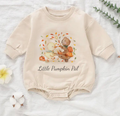 Little Pumpkin Pal Long Sleeve Bubble Romper