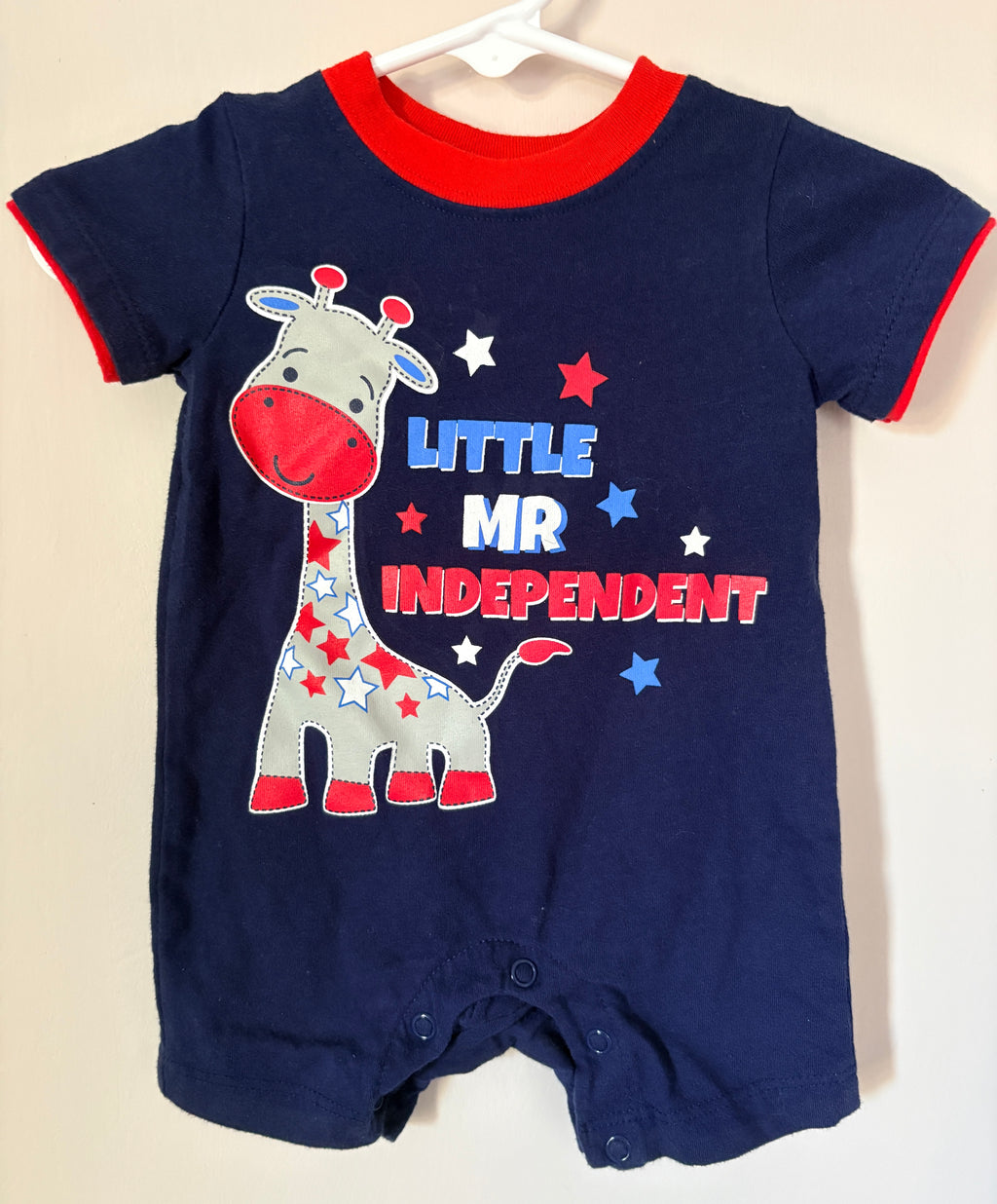 Little Mr. Independent Romper|0-3m