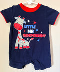 Little Mr. Independent Romper|0-3m