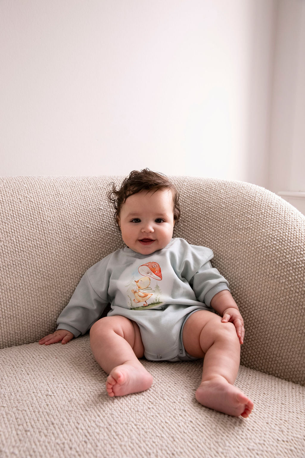 Tiny Explorer Duck Bubble Romper | Pip