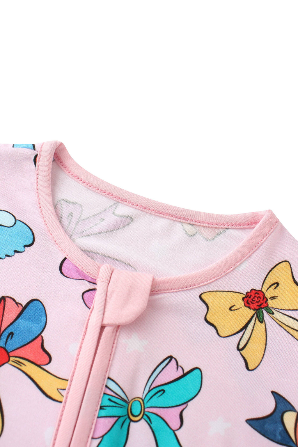 Posh TOT Royal Bows Bamboo Baby Convertible Zippy Romper