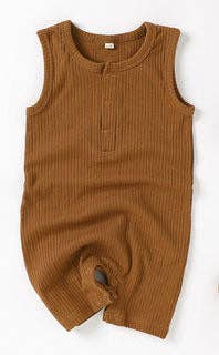 Sleeveless Romper Organic Cotton