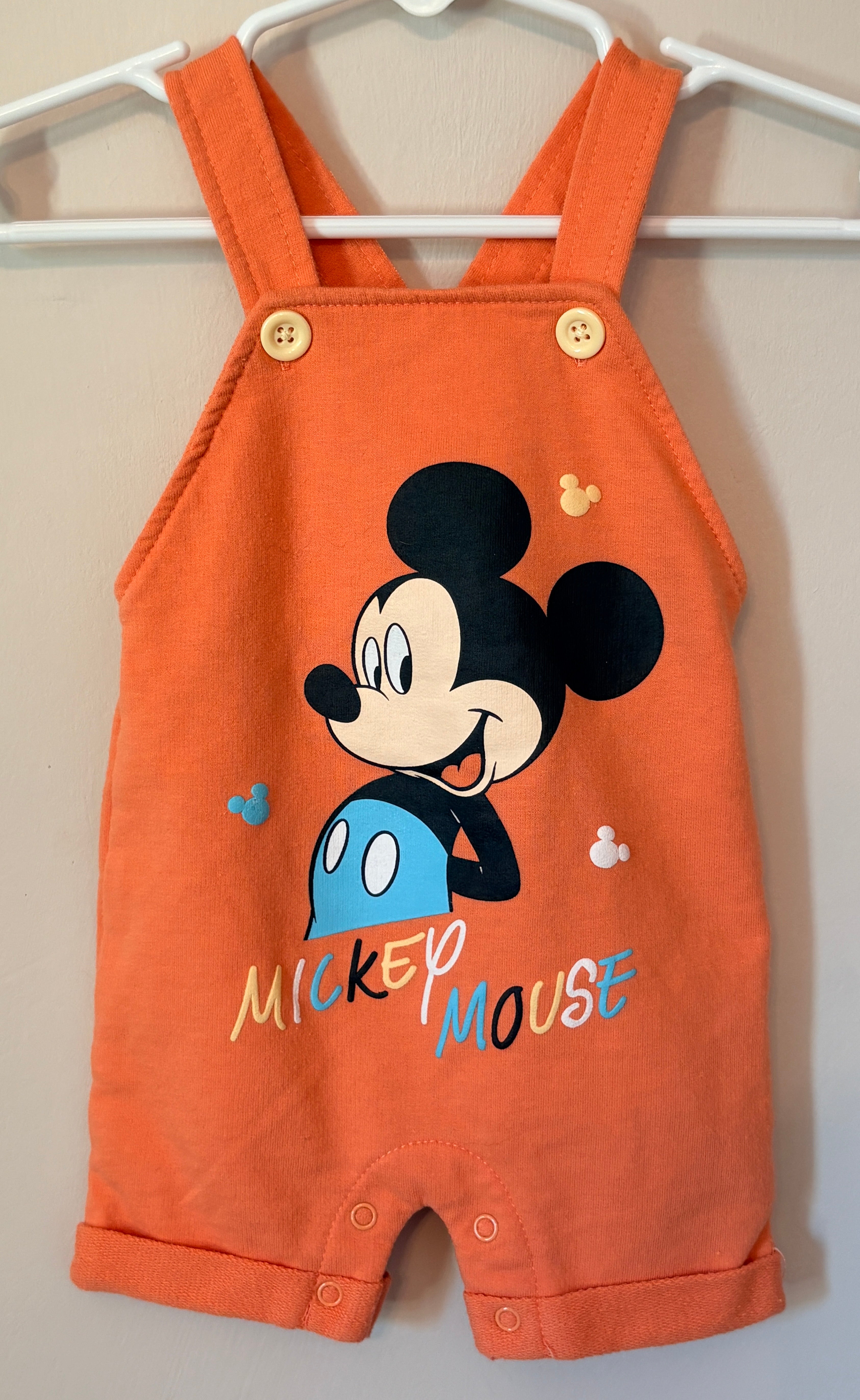 Disney Mickey Mouse Overalls | 0–3m
