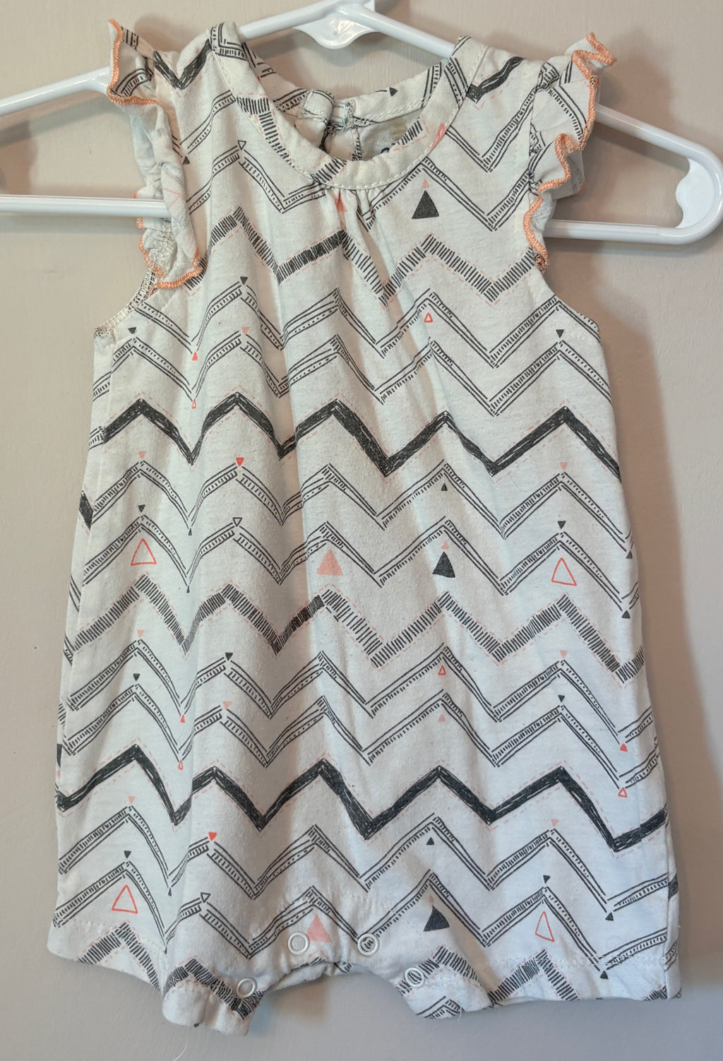 Chevron Romper | 3–6m