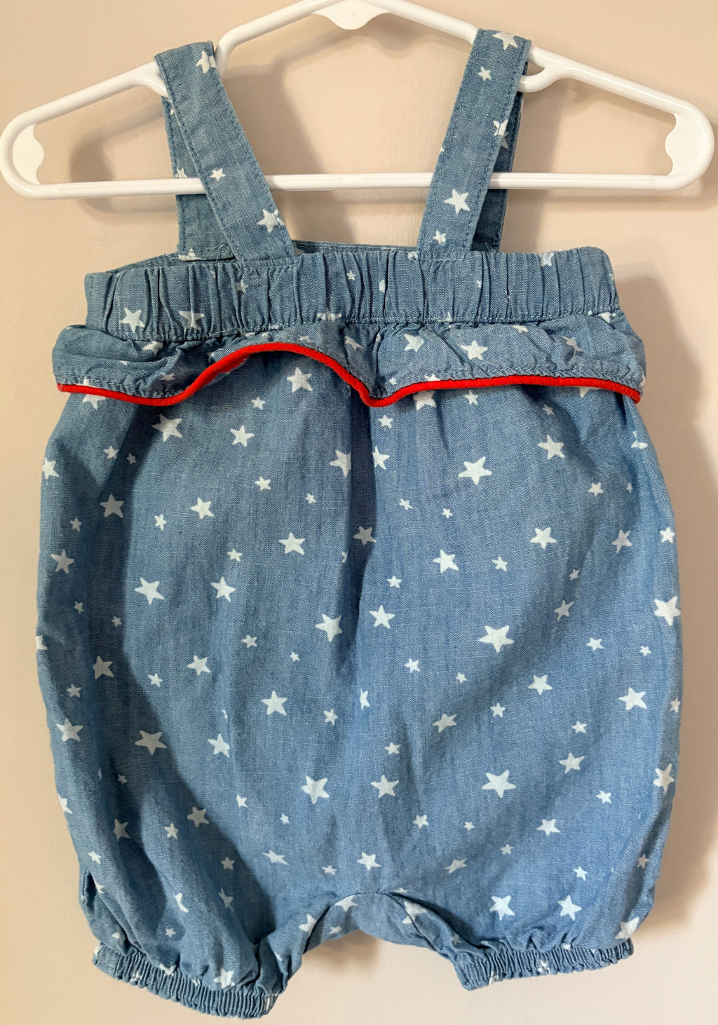 Ruffle Star Romper | 3–6m