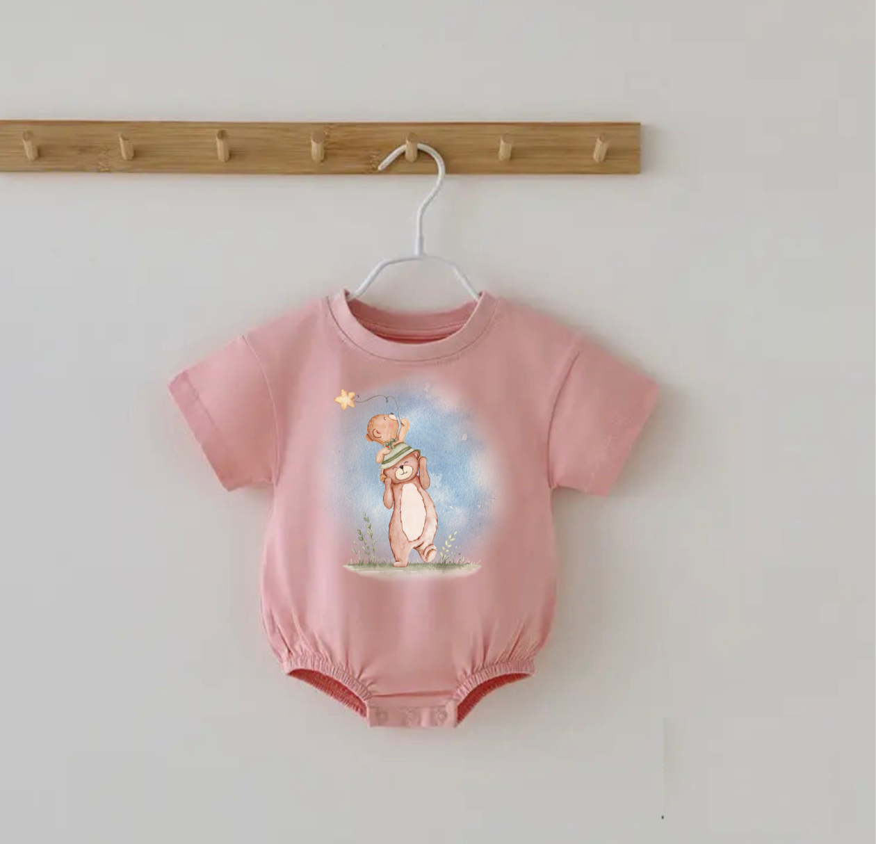 Little Buddy Bear Bubble Romper