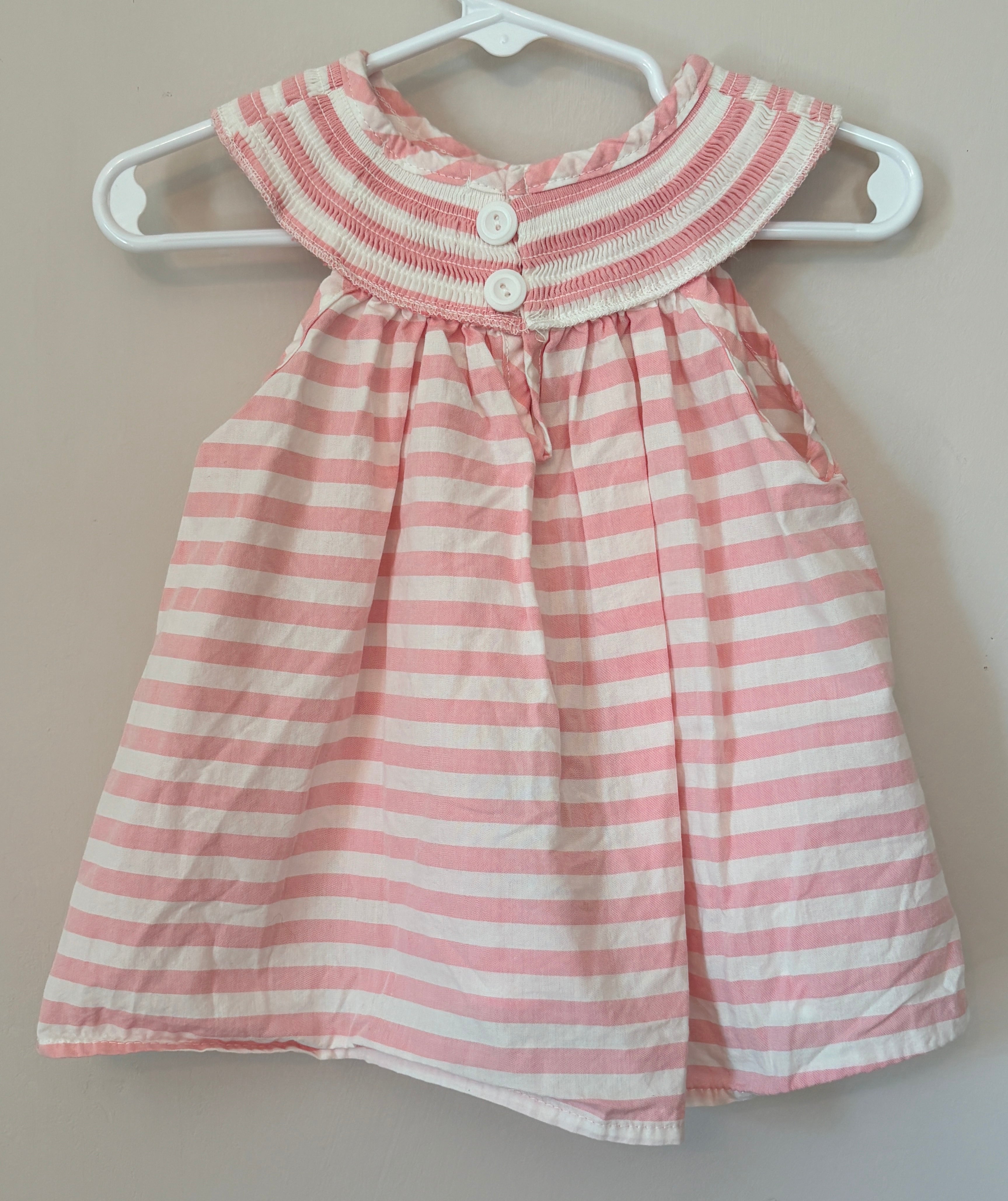 Marie Nicole Pink Bunny Dress | 3-6m