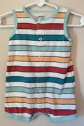 Sunny Seas Shark Romper | 6-9m