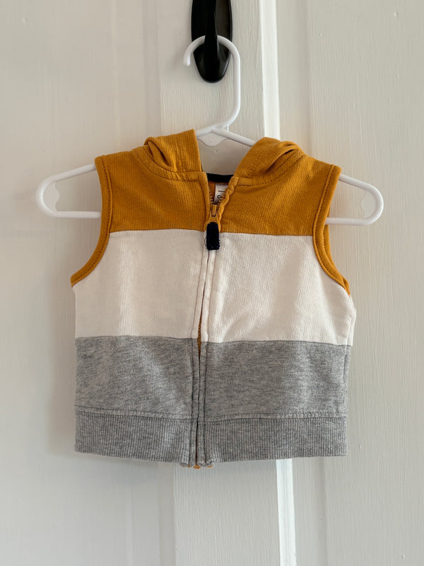 Carter’s Colorblock Hooded Vest | 6-9m