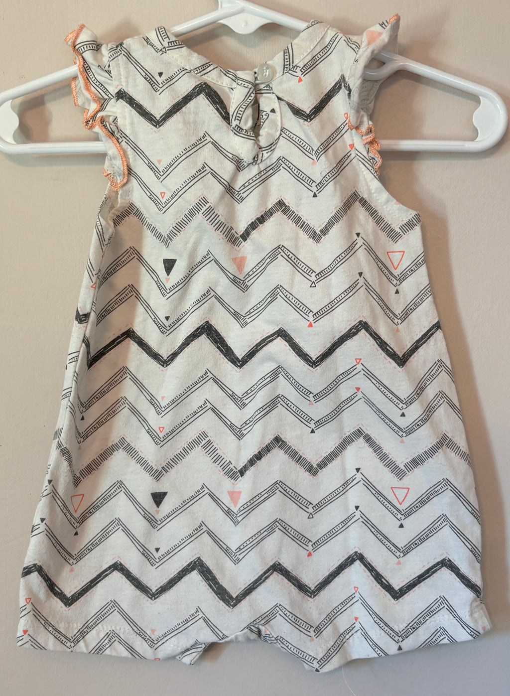 Chevron Romper | 3–6m