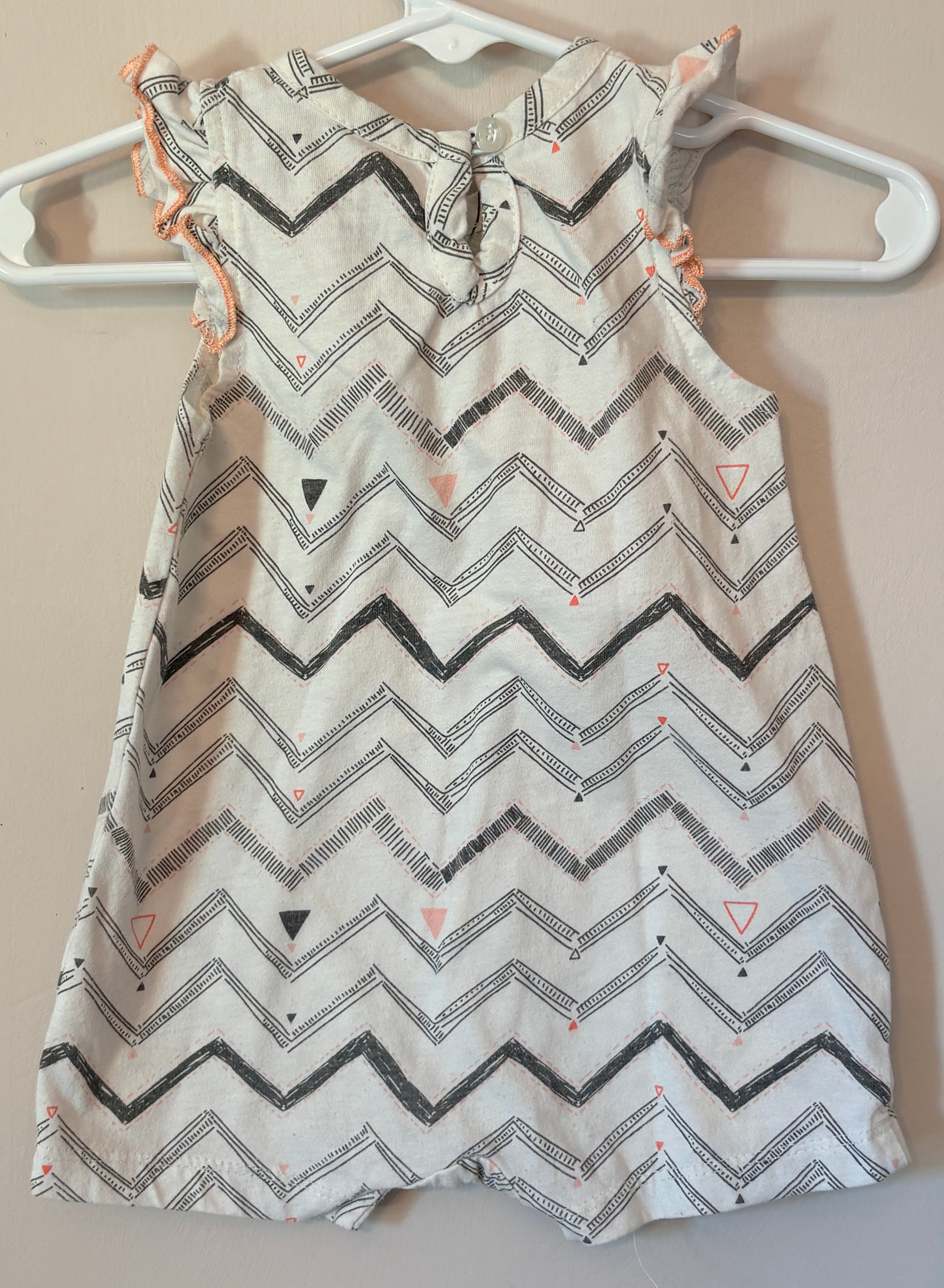 Chevron Romper | 3–6m