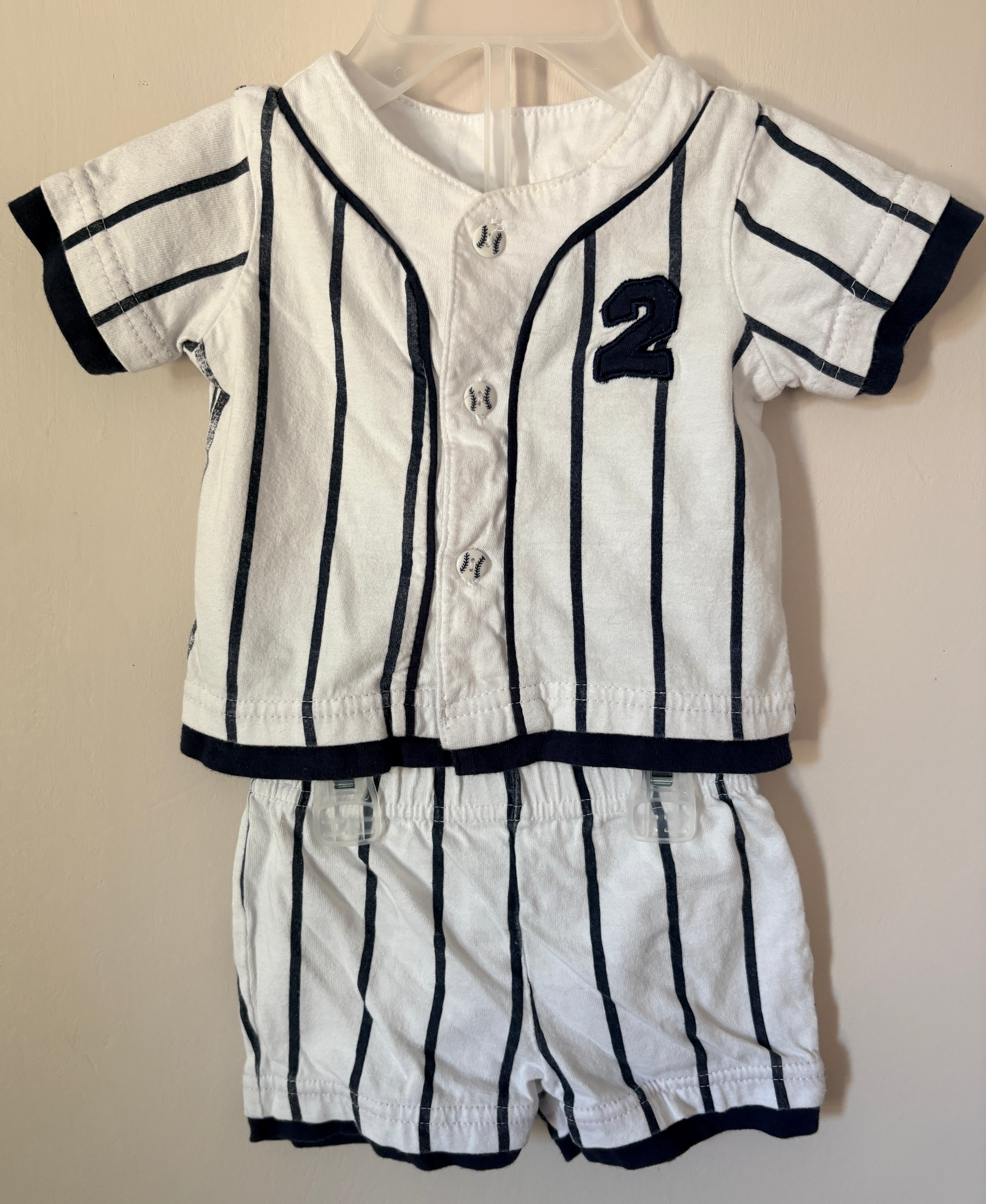 Baseball Set with Matching Shoes | 0–6m