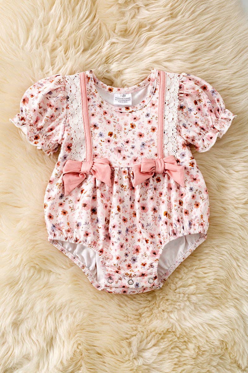 Little Bloom Bow Romper