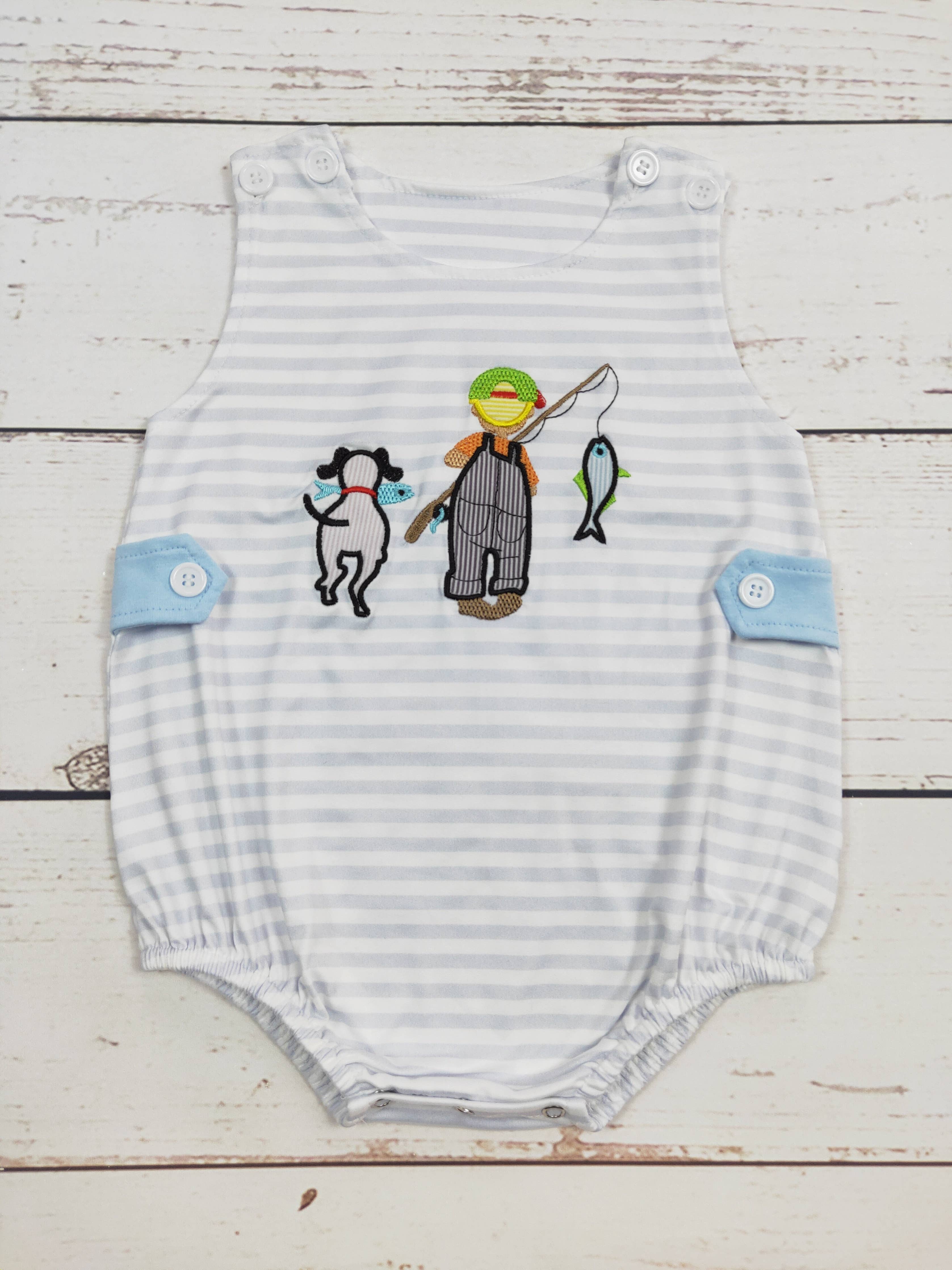 Fishing Lure Appliqué Bubble