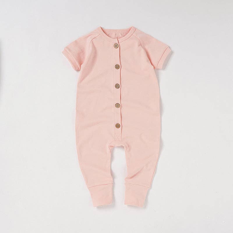 Organic Cotton Short Sleeve Romper